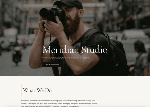 Studio Editorial theme preview